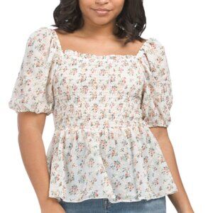 NWT Floral Top